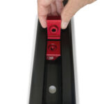 Original BF-TECH Nutenstein/Fitting M8 FÜR PSA-SITZSCHIENE, zweiteilig – Bild 2